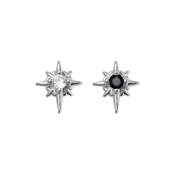 QIANFANGDAHUANGYE 925 Sterling Silver Stud Earrings Unisex