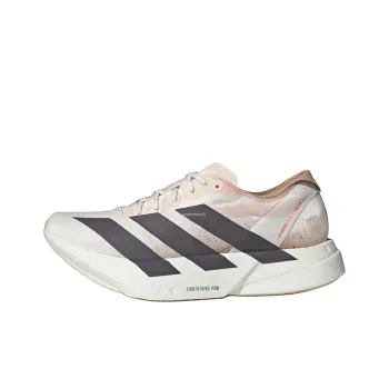 Adidas Adizero Adios Pro 4 Anti Slip Wear Resistant Low Top Running Shoes Men's Pink White