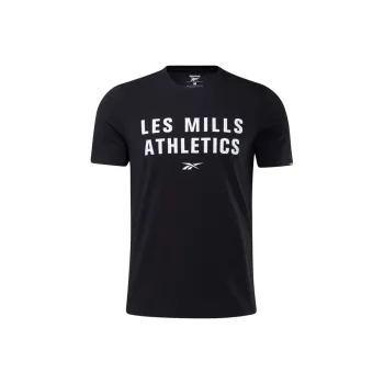 Reebok Lm Ss Cotton Crew T-Shirt Men's Black