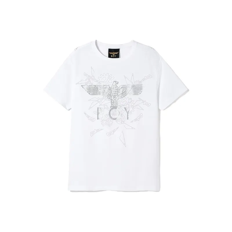 Boy London T Shirts Unisex White-0