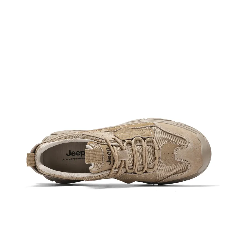 Jeep Anti Slip And Wear Resistant Grip Low Top Trekking Shoes Men's-2