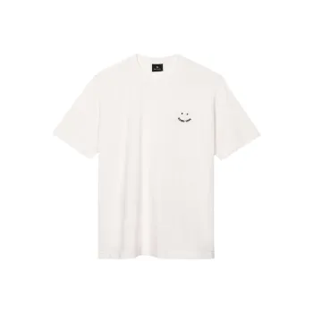 Paul Smith Logo embroidered Organic cotton T shirt