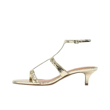 ZARA Strap Sandals Women's Gold