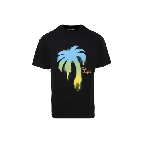 PALM ANGELS Sprayed Palm Classic T Shirt