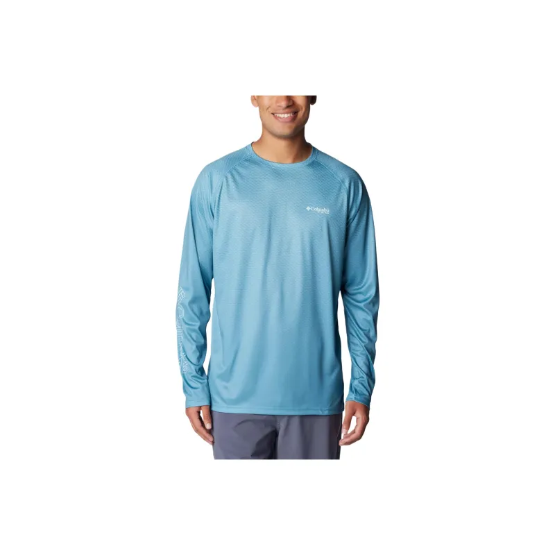 Columbia PFG Super Terminal Tackle™ T-Shirt Men's Blue-0