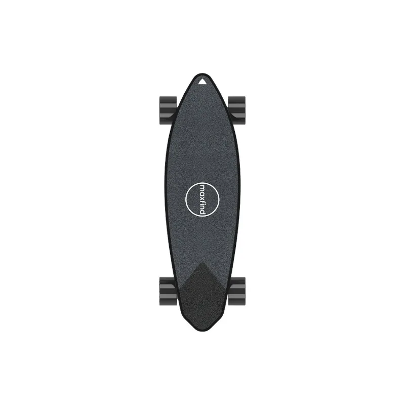 MAXFIND Double Kick Skateboard Fish Skateboard Land Surfboard Longboard Skateboard Sandpaper PVC-5