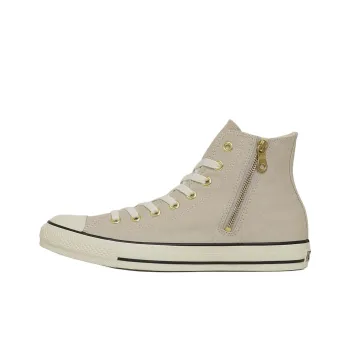 Converse All Star Anti Slip Wear Resistant High Top Canvas Shoes Unisex Beige