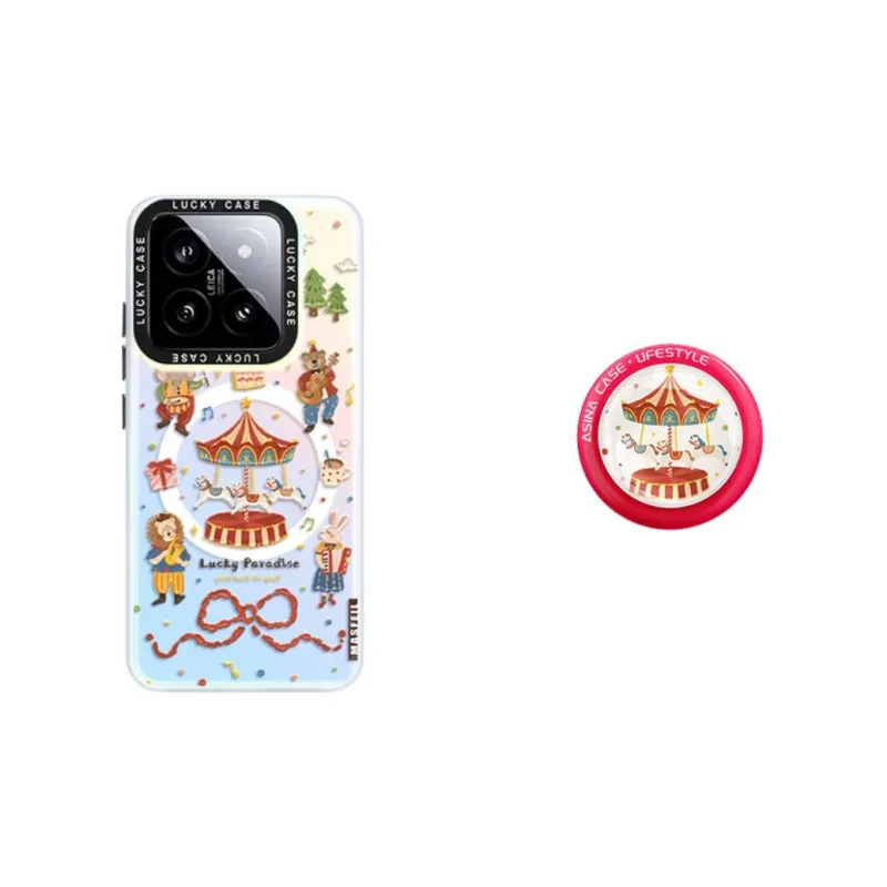 Marsfield Acrylic Material Double Layer IMD Laser Magnetic Case Myersphill Compatibility  Xiaomi 15/14/13 Pro-6