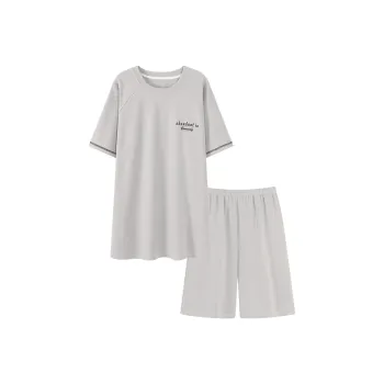 Urban Beauty Pajama Set Men's Light Gray