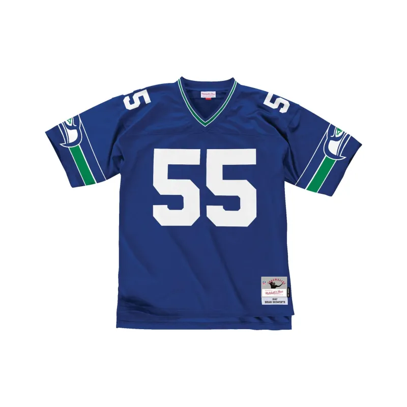 Mitchell Ness 1987 Brian Bosworth Seattle Seahawks Legacy Player Jersey-0