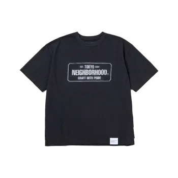 NEIGHBORHOOD Sulfur Dye Crewneck Shot Sleeve Tee