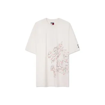 Tommy Hilfiger x CLOT T Shirt Unisex Ecru