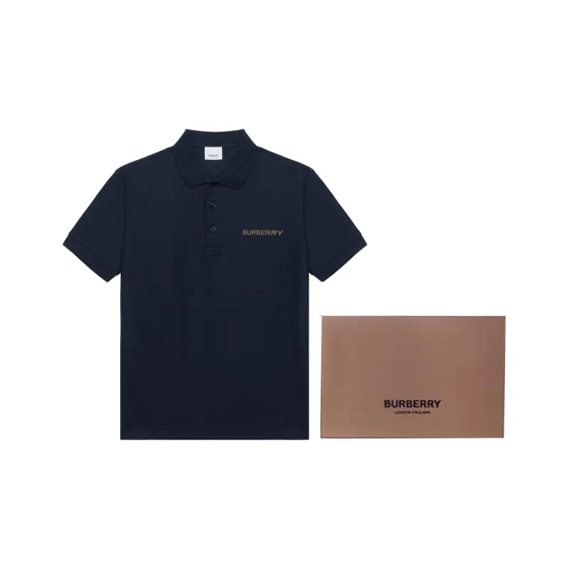 Burberry SS24 Polo Shirt Men's Navy-16