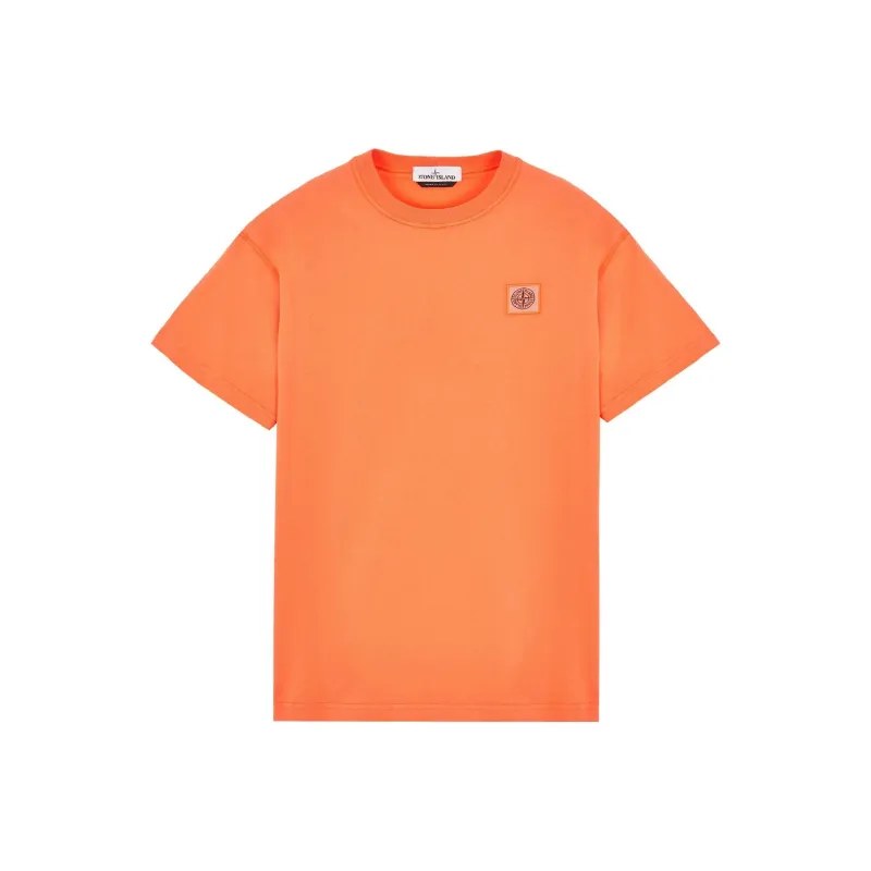 STONE ISLAND T Shirts Men Orange-0