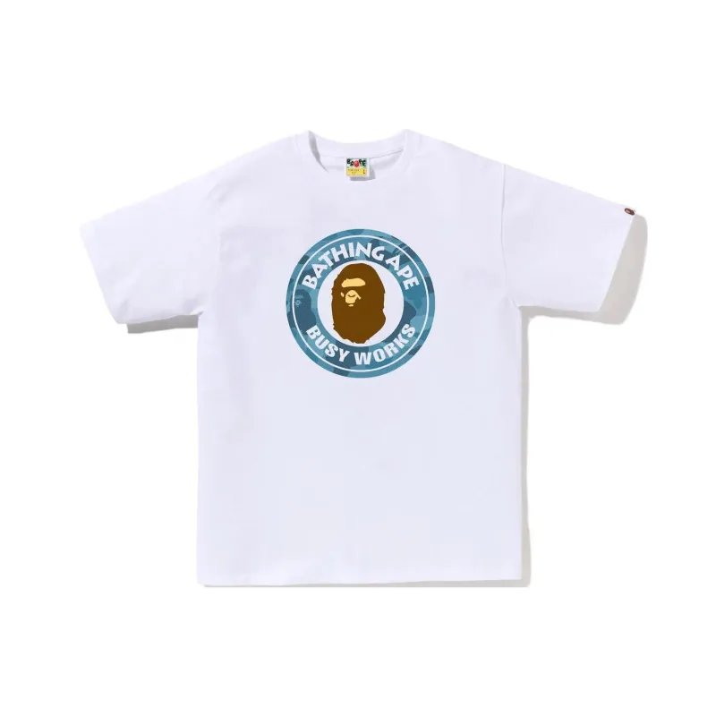 Bape Honeycomb Camo Busy Works Tee-0