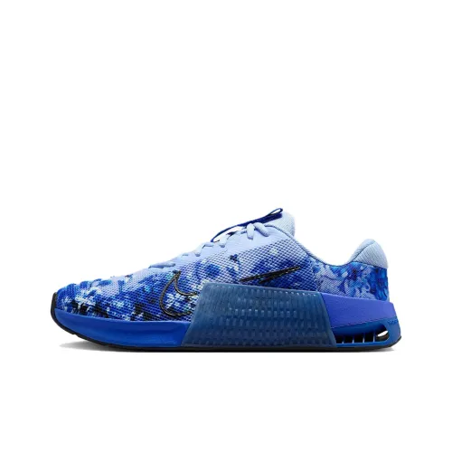 Nike Metcon 9 Cushioning Wear Resistant Low Top Training Shoes Men's Blue