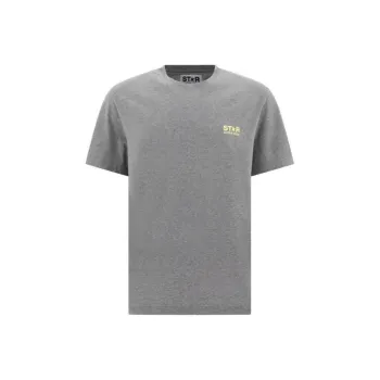 Golden Goose Logo Printed Crewneck T Shirt