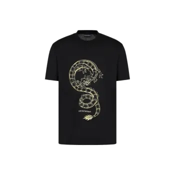 EMPORIO ARMANI Graphic print Crew neck T shirt