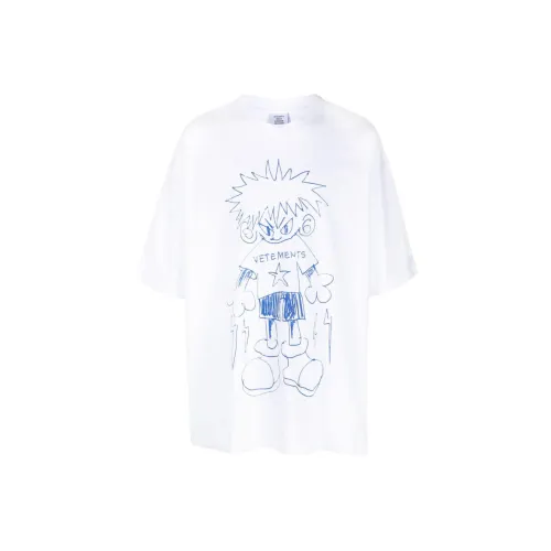 Vetements Scribbled Teen T Shirt