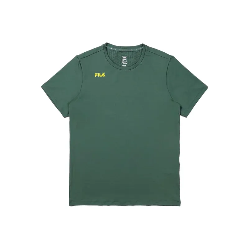 FILA Set in Sleeve T Shirt Unisex Green-0