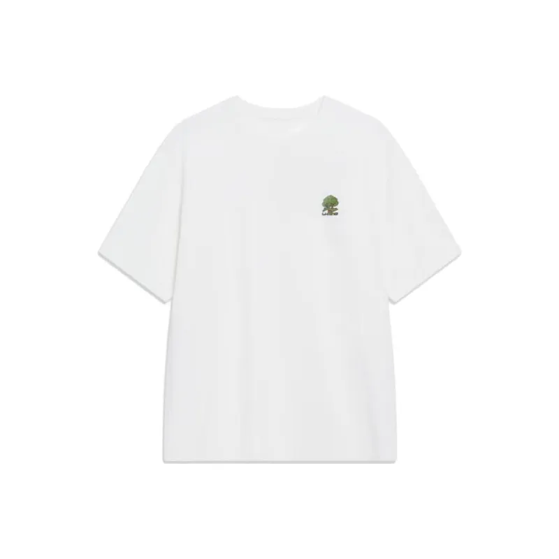 LiNing Sports Trend Series T Shirt Men's Ivory-0