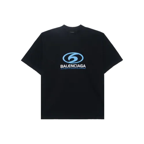 Balenciaga T Shirt Loose Fit Style Men's Black