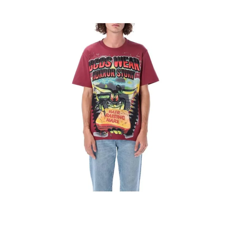 GCDS T Shirts Men Red-0