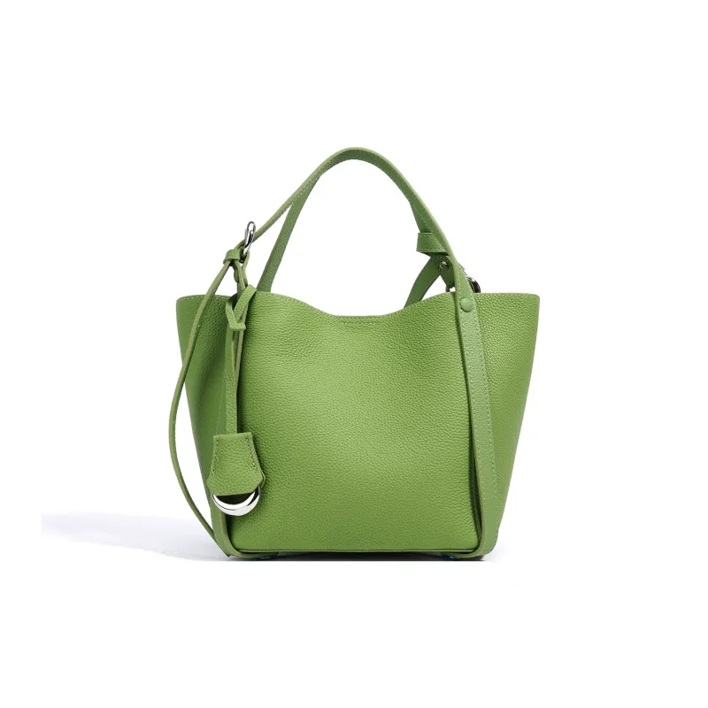 COURONNE Top Grain Cow Leather Handbag Women's Multicolor-4