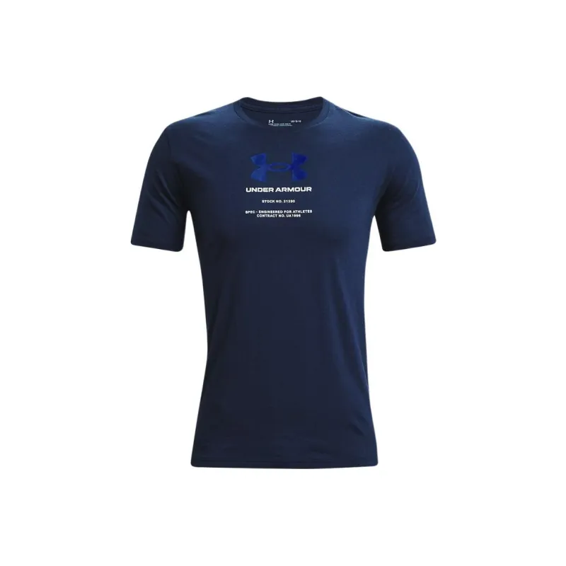 Under Armour T Shirt Men's Collegiate Blue-0