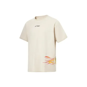 LiNing T Shirts Unisex Oat Gray