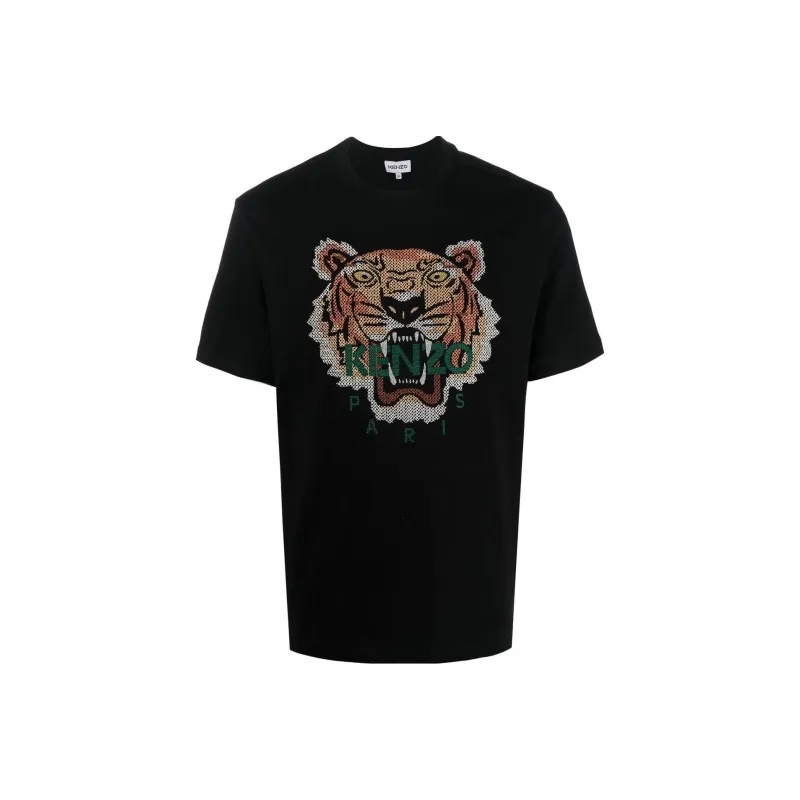KENZO Classic Tiger Head FW22 T Shirt Men's Black-0