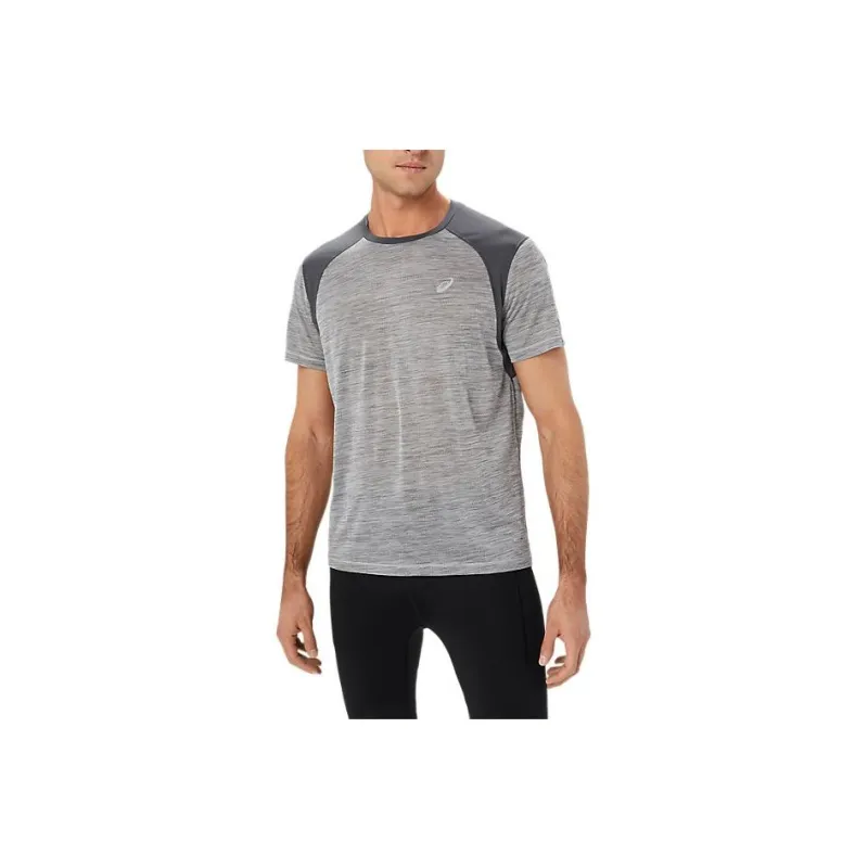 Asics ROAD T Shirts Men Gray-0