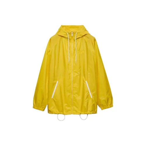 PRADA Jackets Coats Women's Yellow