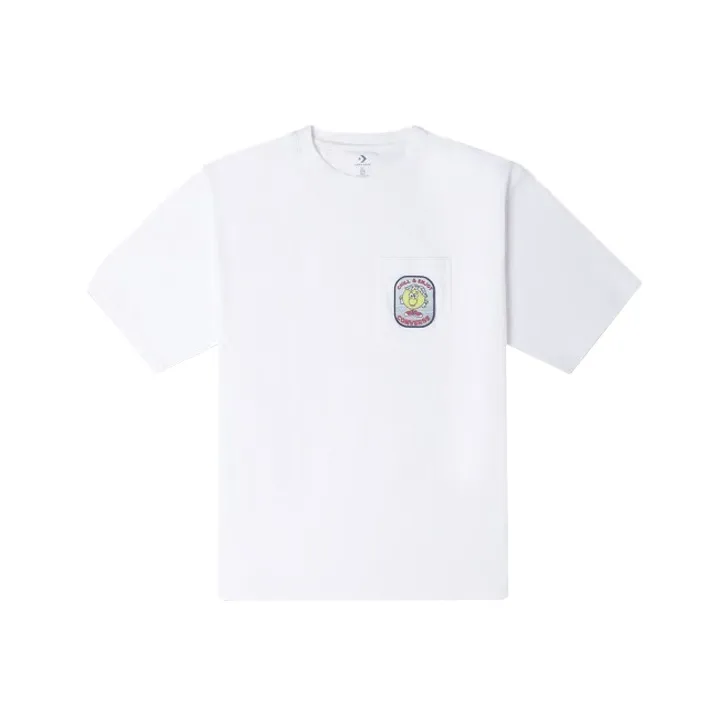 Converse FRUIT PATCH POCKET T Shirts Men White-0