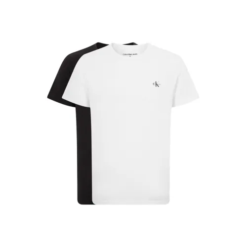CALVIN KLEIN Drop Shoulder Sleeve T Shirt Men's 2 Pack