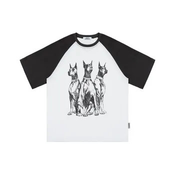 EMPTY REFERENCE Doberman Series T-Shirt Unisex White
