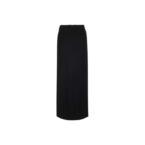 Balenciaga Side Slit Tailored Maxi Skirt