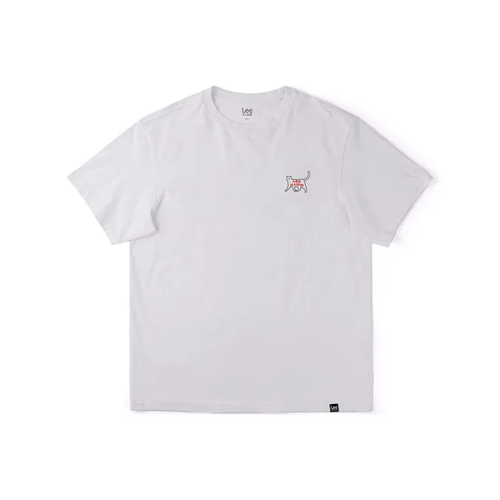 Lee T Shirts Men White-0