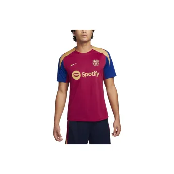 Nike Dri Fit Barcelona Club, Barça Soccer Training Sports Collection T Shirt Men's Red