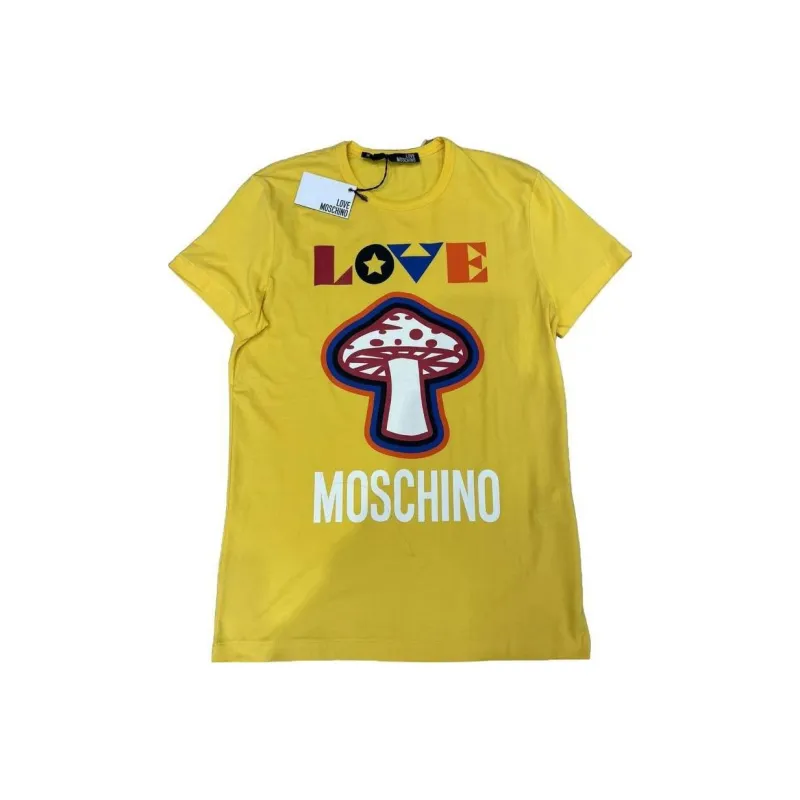 LOVE MOSCHINO T Shirt Men's Yellow-0