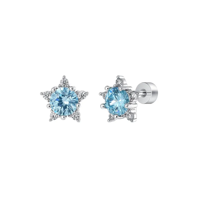 MISS XIA JWY Titanium Steel Stud Earrings Unisex-1