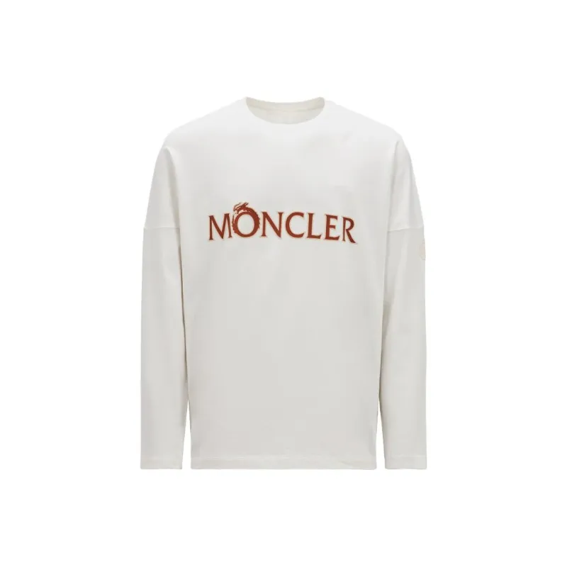 Moncler Logo Printed Long Sleeved T Shirt-0