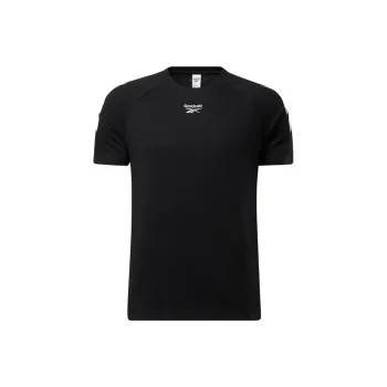 Reebok Cl F Twin Vector Tee T-Shirt Men's Black