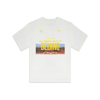 LINING Sports Basketball Collection T Shirts Unisex Ivory