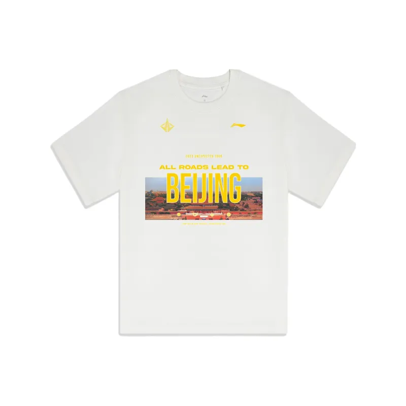 LINING Sports Basketball Collection T Shirts Unisex Ivory-0