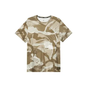 Nike T Shirts Men Rush Umber