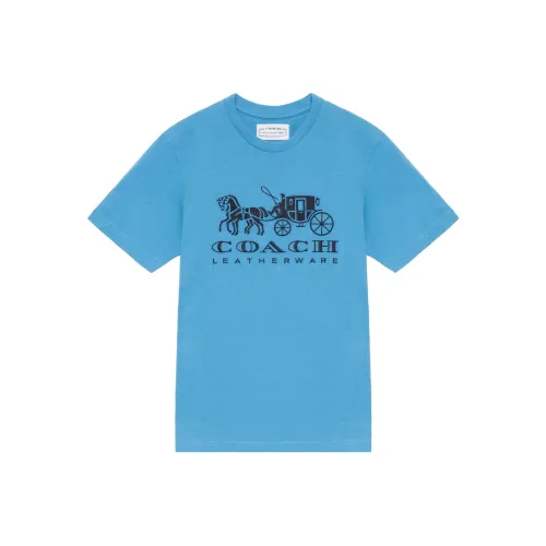 COACH T Shirts Men Blue