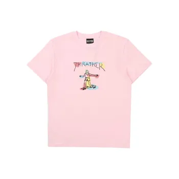 Thrasher T-Shirts Men Pink