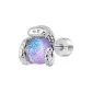 Purple Snake Stud Earrings[Single]