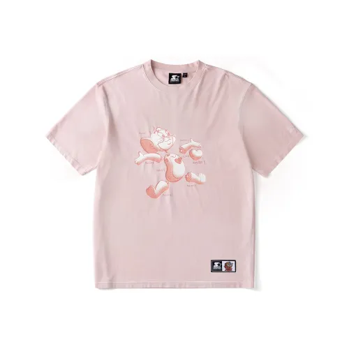 STARTER Tom And Jerry Series SS23 T-Shirts Unisex Mousse Peach Pink